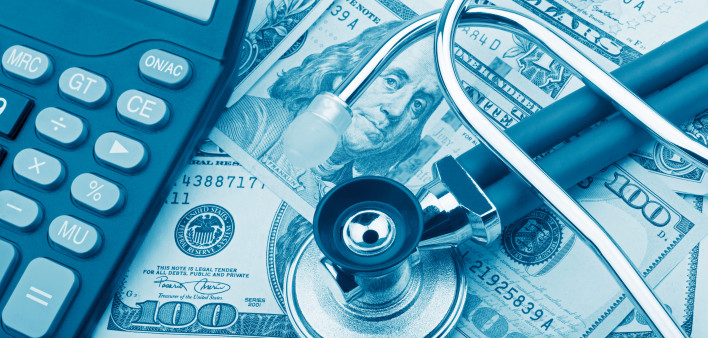 cost healthcare money calculator stethoscope