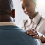 Woman, doctor or consulting with patient for healthcare,