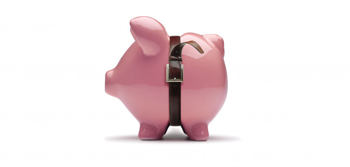 Piggy Bank with belt