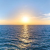 sunrise sunset over water