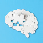 brain puzzle pieces illutration