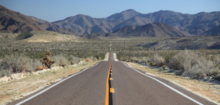 desert highway in California, prostate cancer blog