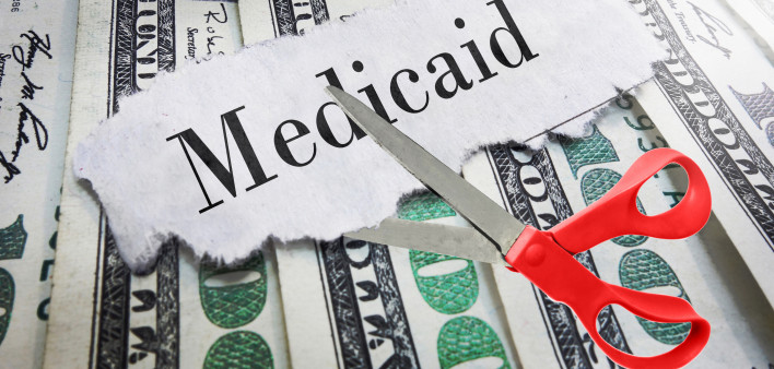 Medicaid scissors money