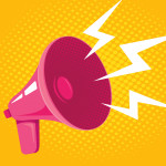 illustration megaphone