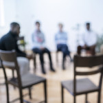 Meeting of mental health support group