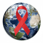 red ribbon globe
