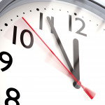clock nearing 12 o'clock
