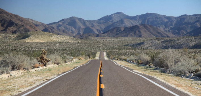 desert highway in California, prostate cancer blog