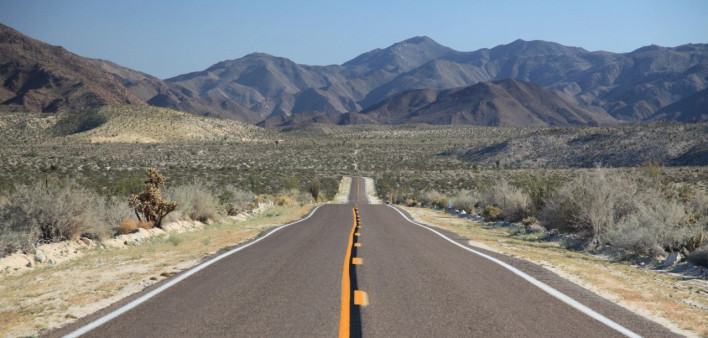 desert highway in California, prostate cancer blog