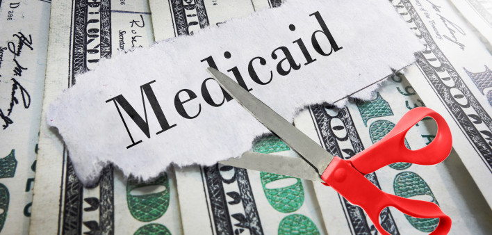 Medicaid scissors money