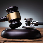 gavel and stethoscope