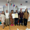 From left: Sarah Braunstein, Jesús Aguais, Chanel López,  Luis Nava Molero, Rafael Romero and Leandro Rodriguez