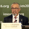 World Health Organization director-general Tedros Adhanom Ghebreyesus at AIDS 2026 in Rio de Janeiro