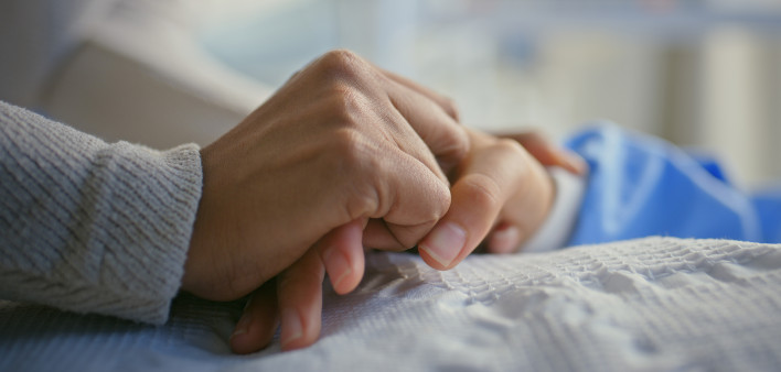 Holding hands