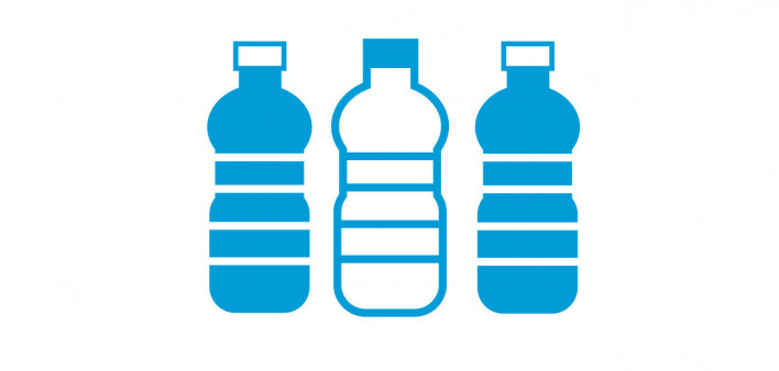 illustration water bottles