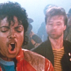 Michael Jackson with choreographer Michael Peters, left, and Vincent Paterson in “Beat It.”