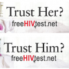 Two billboards in AIDS Healthcare Foundation's new campaign.