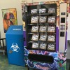 Public vending machines dispense clean needles, safe sex kits and first aid supplies.
