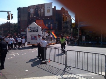 Bailey House float in the LGBT Pride March on Sunday, June 28