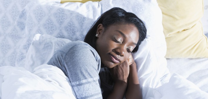 woman sleeping
