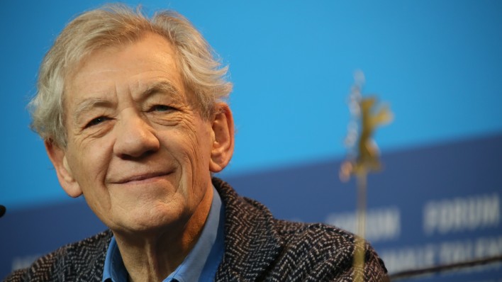  Ian McKellen attends a press conference of the film ‘Mr Holmes’ presented in the competition of the 65th Berlin Festival Berlinale in Berlin, on February 8, 2015.