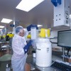 A patient’s T cells arrive at the Novartis manufacturing facility in Morris Plains, where they will be re-engineered to recognize and fight cancer and healthy cells expressing a specific antigen in the patient’s body.