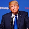 Donald Trump at a New Hampshire Town Hall in August 2015.