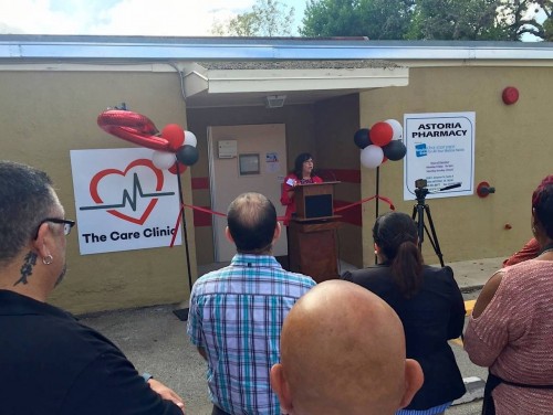 SAAF CEO Cynthia Nelson at the opening of the Care Clinic in San Antonio