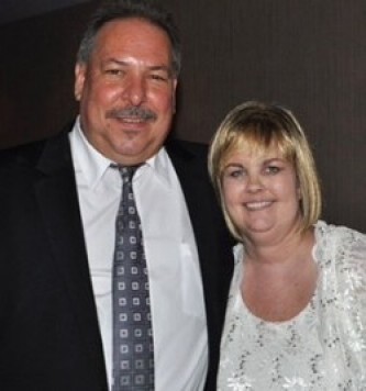 Lung cancer patient Sherry Stoll and her husband, Don.