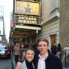 Julianne Staino & John Heavey attending Hamilton