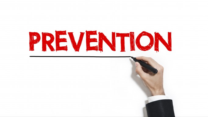 prevention being written on white board