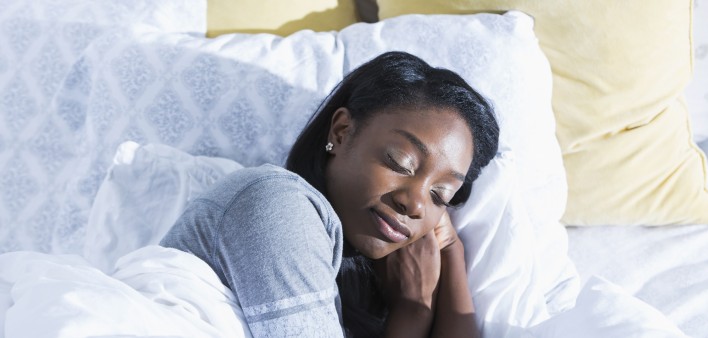 woman sleeping