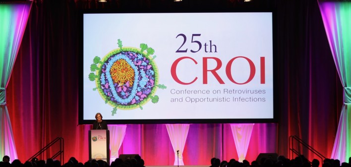The opening session of CROI 2018 in Boston.