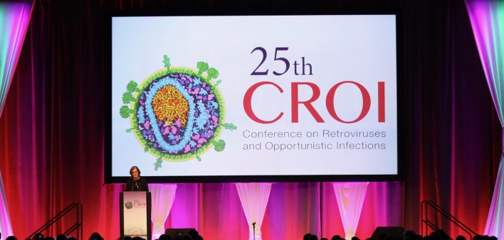 The opening session of CROI 2018 in Boston.
