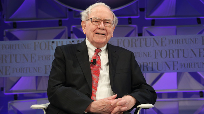 Warren Buffett, Chairman/CEO of Berkshire Hathaway speaks during the 2014 Most Powerful Women Summit.