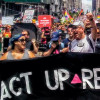 ACT UP New York members at the 2017 LGBT Pride March
