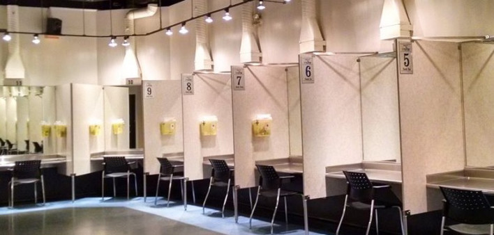 Insite supervised injection site in Vancouver, Canada. 