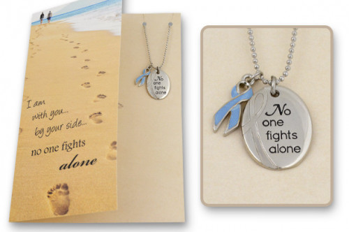 No One Fights Alone® Necklace and Card Gift Set