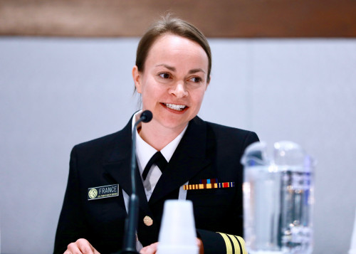 The CDC’s Anne Marie France speaks at CROI 2018 in Boston.