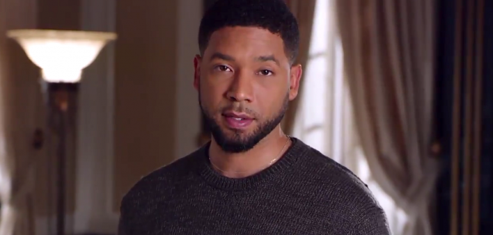 Jussie Smollett in a public service announcement about HIV