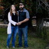 Kristen Kilmer and Chet Kilmer, a truck driver, outside their home in Spearfish, S.D.