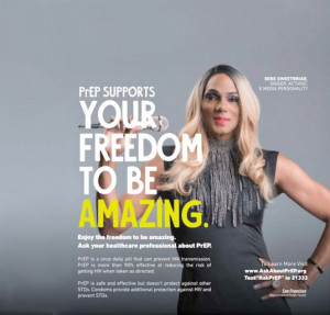 An image from the campaign PrEP Supports