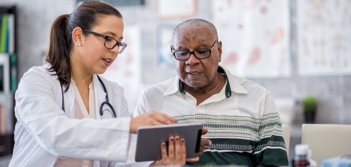 doctor patient review ipad