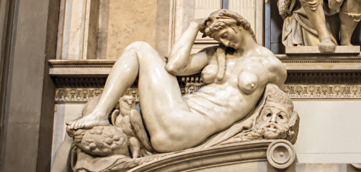 Michelangelos Night in Florence, Italy