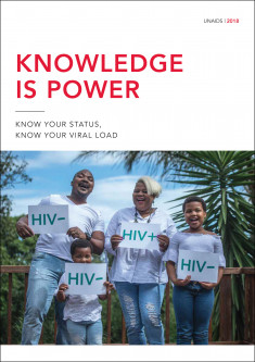 Cover of the UNAIDS 2018 report Knowledge is Power