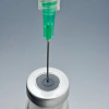 needle in vial