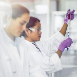 two women researchers