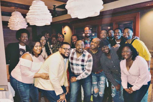 Atendees at the Cocktails & Conversations dating and relationship Q&A mixer in Nashville