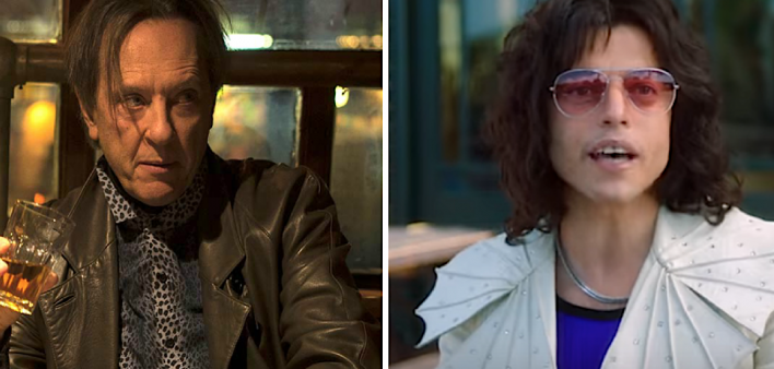 Actors Richard E. Grant and Rami Malek