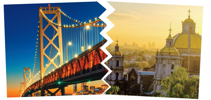 San Francisco and Mexico City